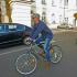 Wiceprezydent Jacek Wojciechowicz na rowerze Clinton