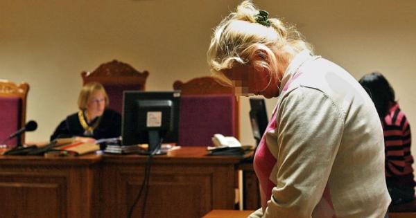 Katarzyna Z. podczas  wczorajszej rozprawy.  Sąd nie zgodził się na upublicznienie jej wizerunku  