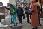 Rzeźba Pana Gumy stanie na stałe 16 grudnia przy ul. Stalowej