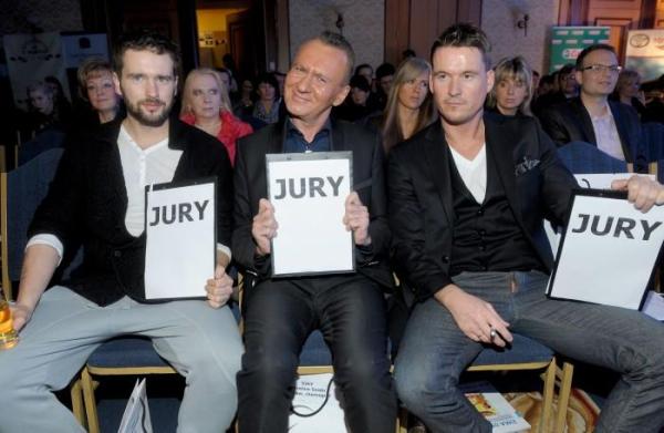 Jury. Od lewej: Maciej Wróblewski, Jarosław Szado, Rafał Czapul.