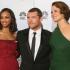 Sam Worthington, Zoe Saldana i Sigourney Weaver. Obie panie wybrały drapowania - Zoe nieco bałaganiarskie, a Sigourney w bandażowej wersji. Najmodniejszym dodatkiem tegorocznej gali była wstążeczka symbolizująca solidarność z Haiti.