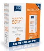 UVEBLOCK Fluid z filtrem przeciwsłonecznym, bezbarwny SPF 50+ ULTRA UVA-UVB i UVEBLOCK Fluid z filtrem przeciwsłonecznym, delikatnie koloryzujący SPF 50+ ULTRA UVA-UVB