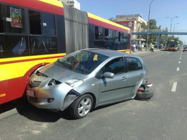 Do wypadku doszło na wysokości ul. Piotra Skargi