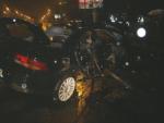 Subaru uderzyło w latarnię na 17 Stycznia