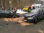 Trzy osoby zostały ranne w wypadku, do którego doszło na skrzyżowaniu ul. Korkowej i Kościuszki