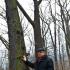 *Leszek Zawadzki zapowiada, że w ostateczności, aby bronić parku, przykuje się do drzewa rafał guz