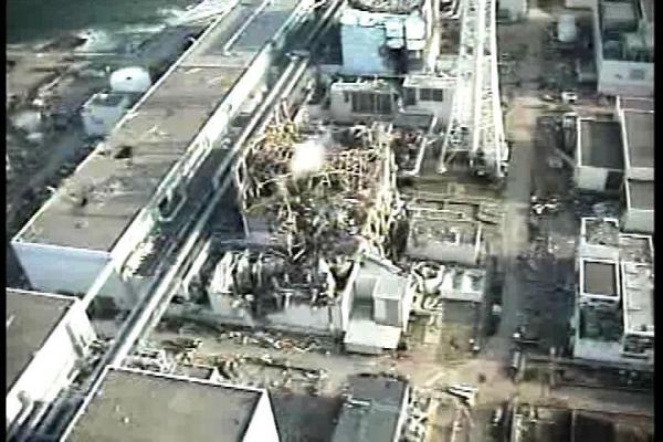 Zniszczony reaktor numer 1 w Fukushimie