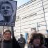 Protest lokatorów z portretem Jolanty Brzeskiej