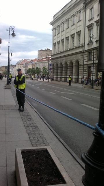 Z ruchu wyłączone zostało Krakowskie Przedmieście