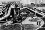 Koniec lat 50. Nowy most Gdański, też piętrowy, ale już z zupełnie nowym rozwiązaniem komunikacyjnym