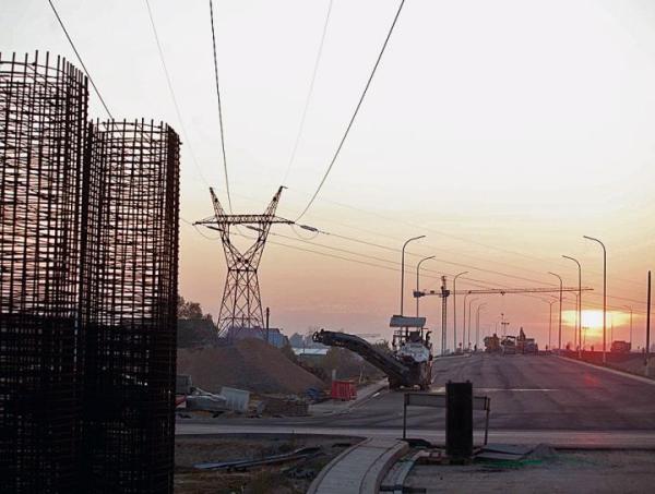 Linia wysokiego napięcia zablokowała budowę Trasy Mostu Północnego przy ul. Modlińskiej 