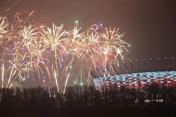 Warszawa wita nowy rok