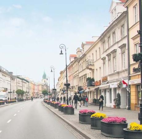 Nowy Świat w Warszawie – czynsz za najlepsze  lokale sklepowe wynosi 1020 euro za mkw. rocznie   