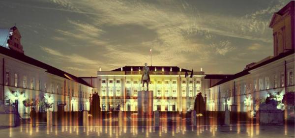 Bliscy zmarłych przekonują, że najlepszym upamiętnieniem byłoby 96 słupów światła przed Pałacem Prezydenckim  – między pomnikiem księcia Józefa Poniatowskiego a dwoma lwami