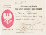 Za 750 zł sprzedano pokwitowanie ofiary na Skarb Narodowy w 1919 roku 