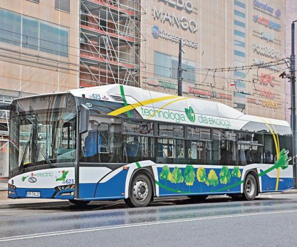 Pod koniec 2018 roku Kraków miał 26 elektrobusów 