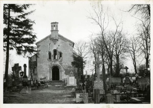Kaplica w Wiskitkach w 1966 r.